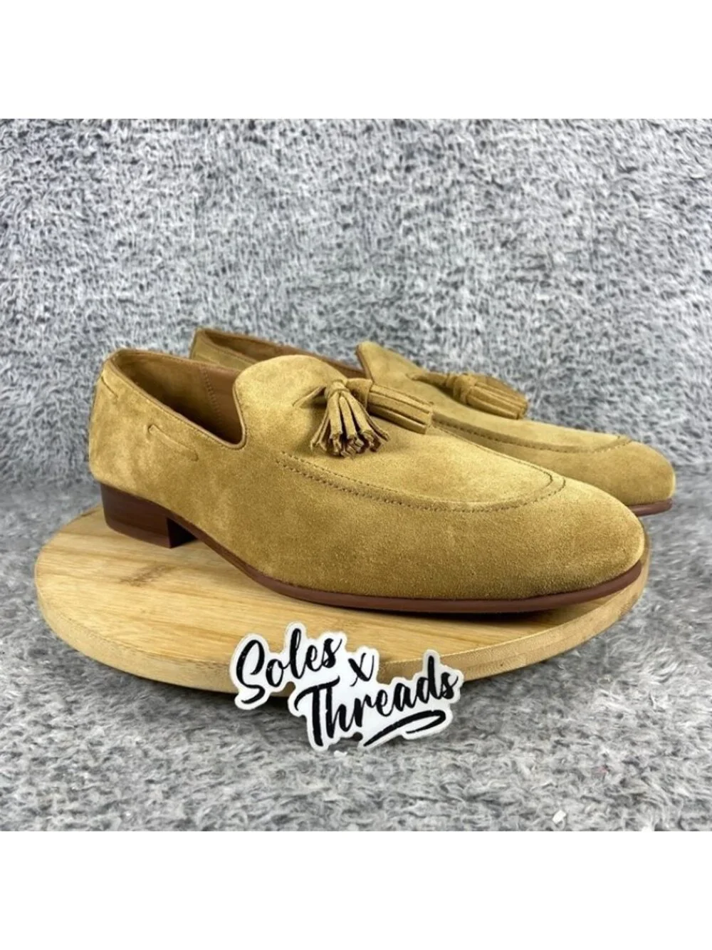 Allen Edmonds Presley Slip On Tassel Loafer Size 9 D Men Ochre Leather